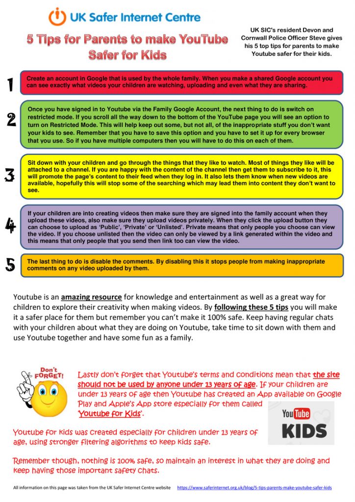 Keeping your child safe online St Mark's CofE Primary School